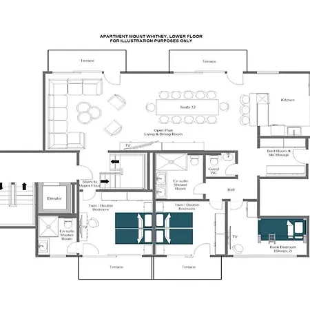 Mount Whitney Duplex-apartment Daire *